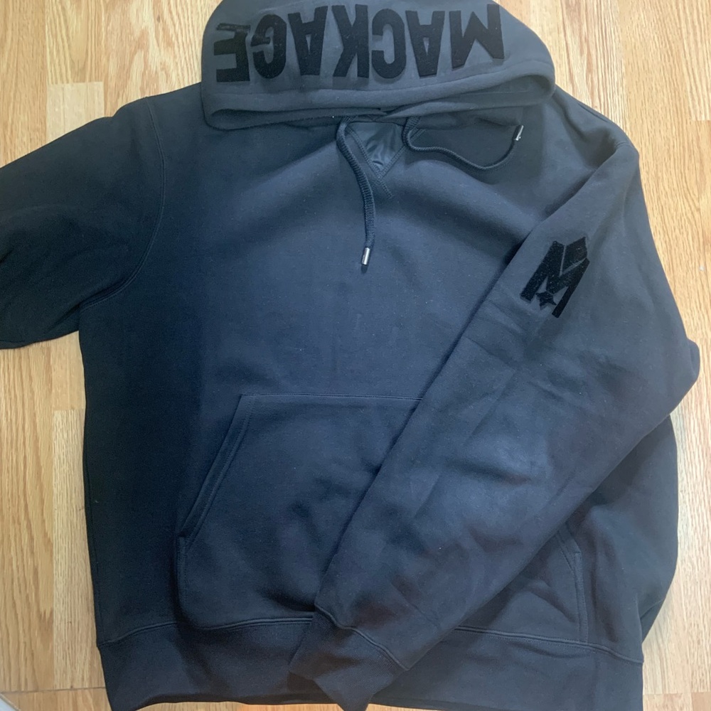 Luxurious Black Mackage Krys hoodie